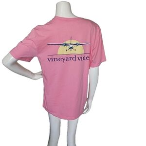 VINEYARD VINES WOMEN'S PINK SUMMER TEES SIZE SMALL